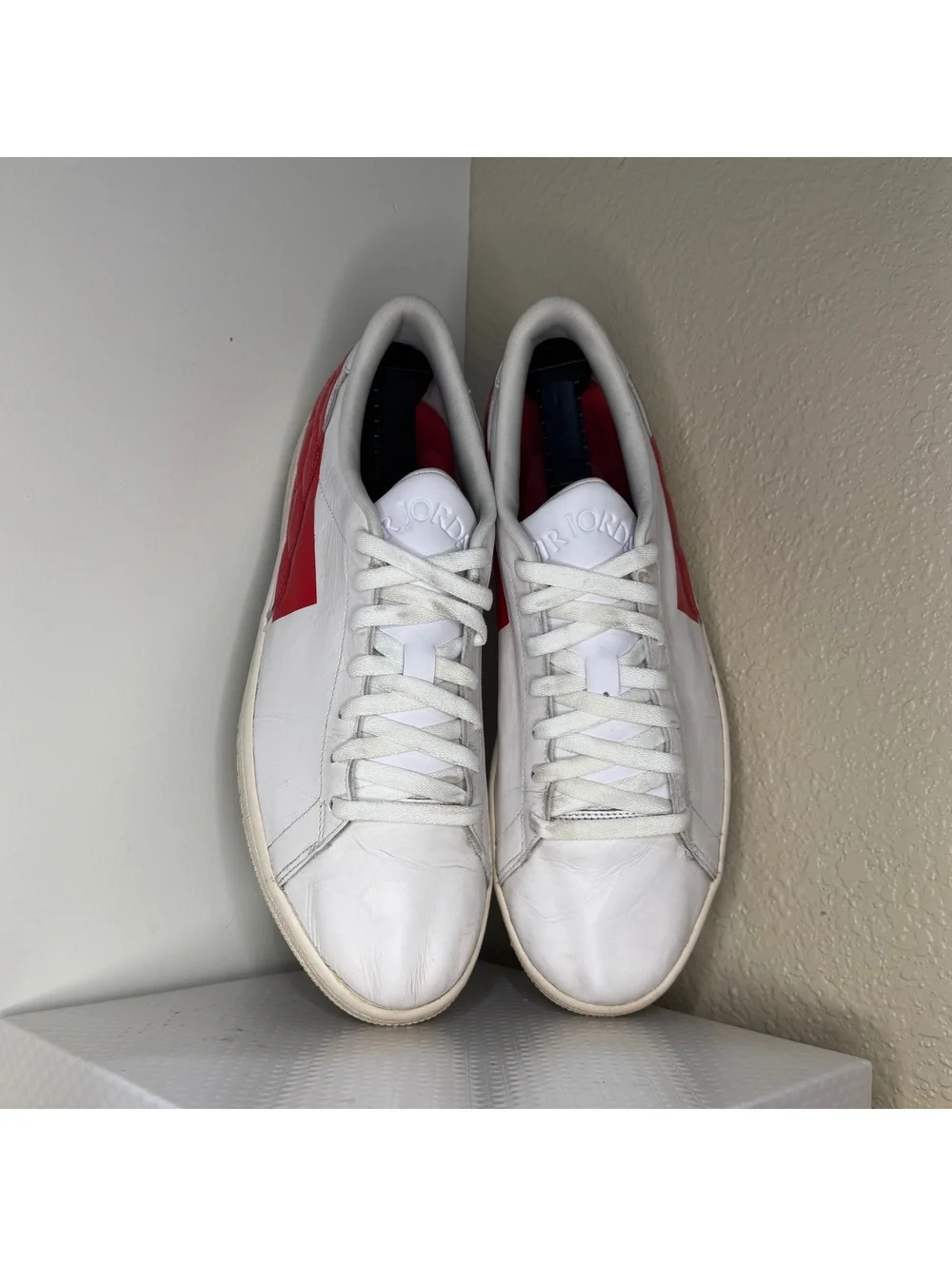 Air Jordan 1 Centre Court White Gym Red Men’s Size 11 w/ OG Box Leather Shoes